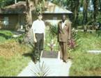Paul with Papa Wembolua at Dad Burleigh’s grave 1968